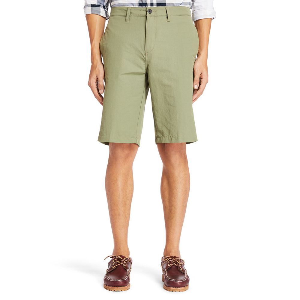 Bermudas Masculino - Timberland Tarleton Lake Relaxed Twill - OBCZT5490 - Verdes